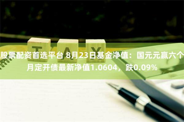 股票配资首选平台 8月23日基金净值：国元元赢六个月定开债最新净值1.0604，跌0.09%