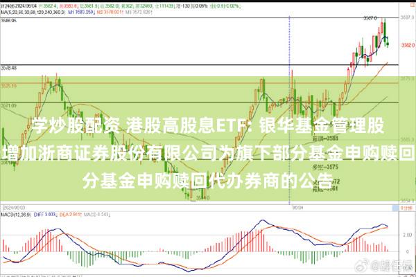 学炒股配资 港股高股息ETF: 银华基金管理股份有限公司关于增加浙商证券股份有限公司为旗下部分基金申购赎回代办券商的公告